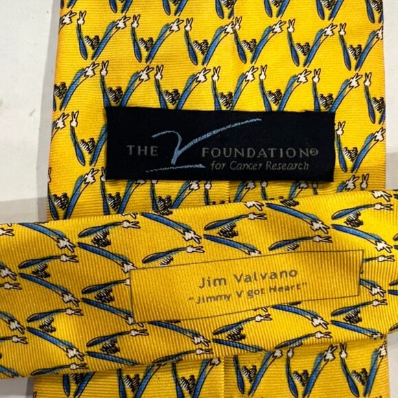 Vintage Lot of 9 Silk & Polyester Browns Yellow Ties Saks Bill Blass More - Picture 10 of 10